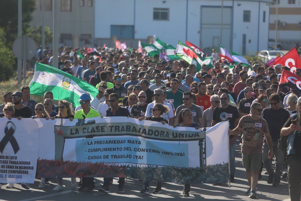Las imágenes de la huelga del metal en la Bahía de Cádiz