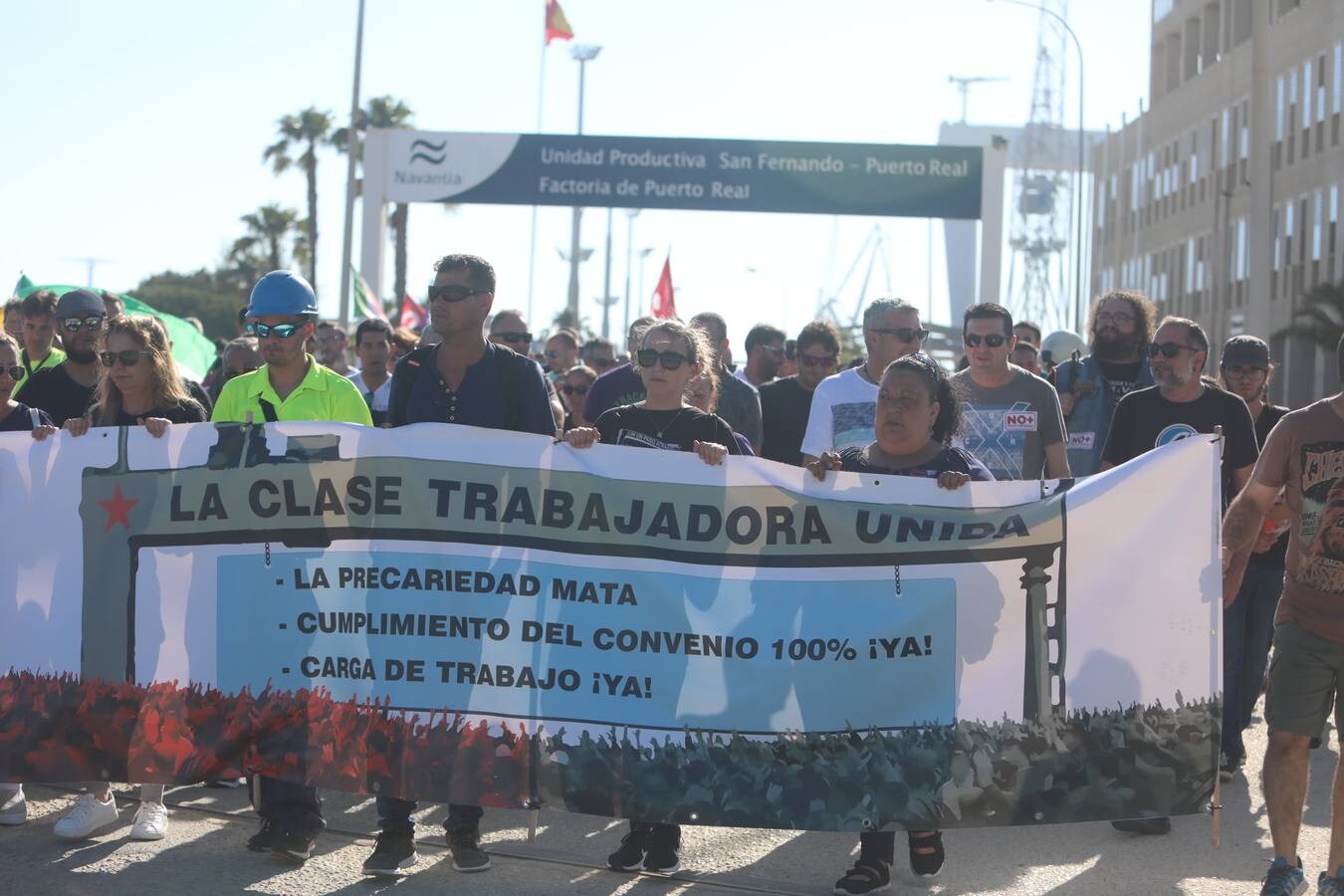 Las imágenes de la huelga del metal en la Bahía de Cádiz