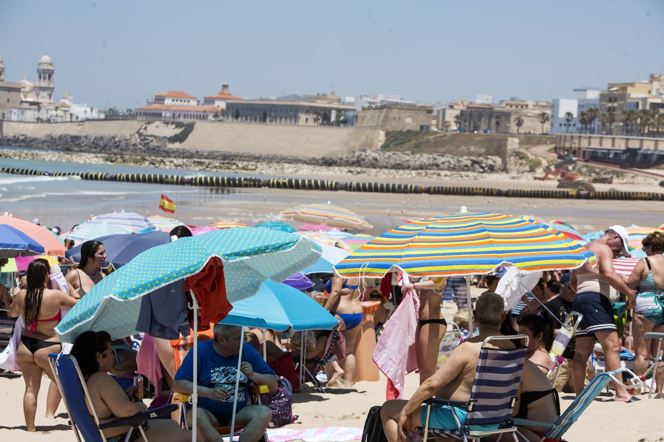 Playa de Santa María de Mar en Cádiz capital