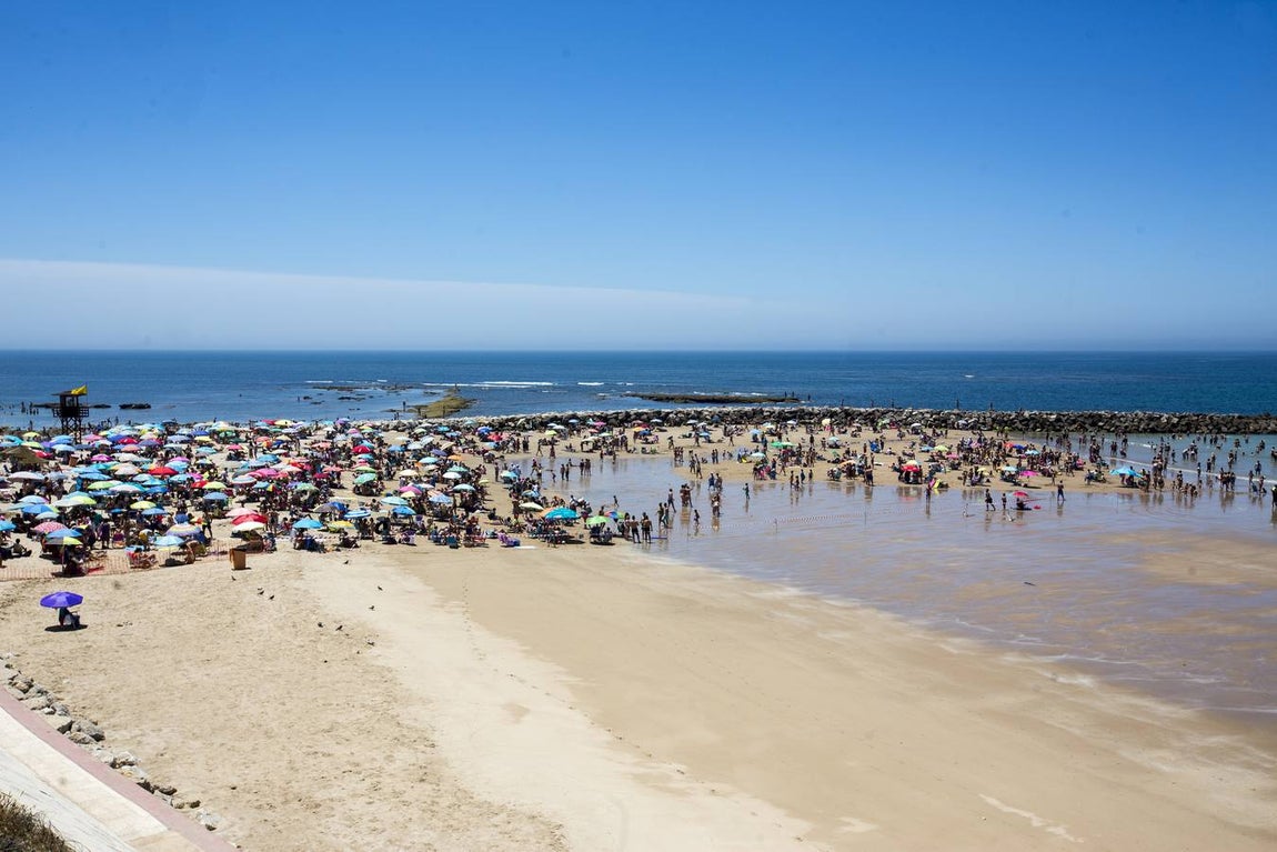 Playa de Santa María de Mar en Cádiz capital