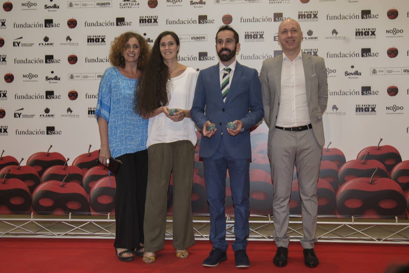 La alfombra roja de los Premios Max en Sevilla (I)