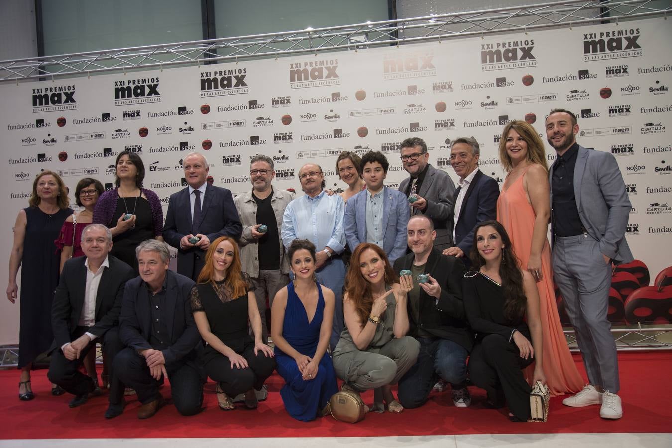 La alfombra roja de los Premios Max en Sevilla (I)