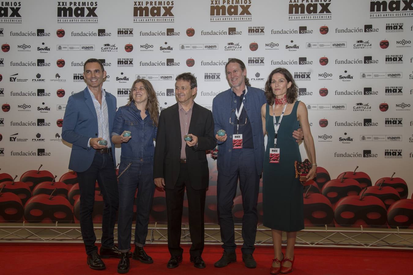 La alfombra roja de los Premios Max en Sevilla (I)