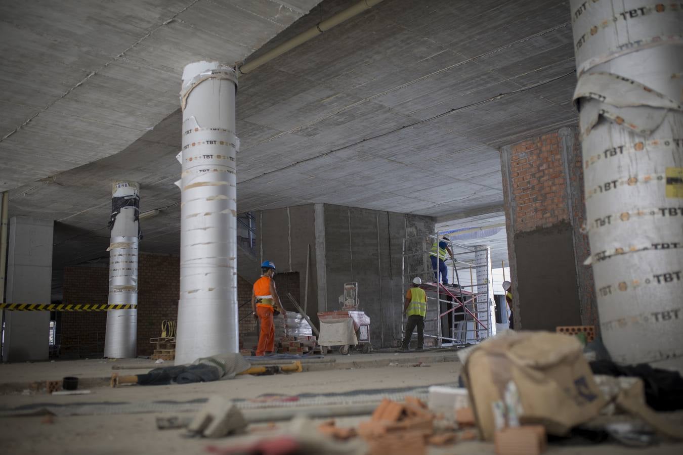 Las obras de ampliación de San Juan de Dios, en imágenes