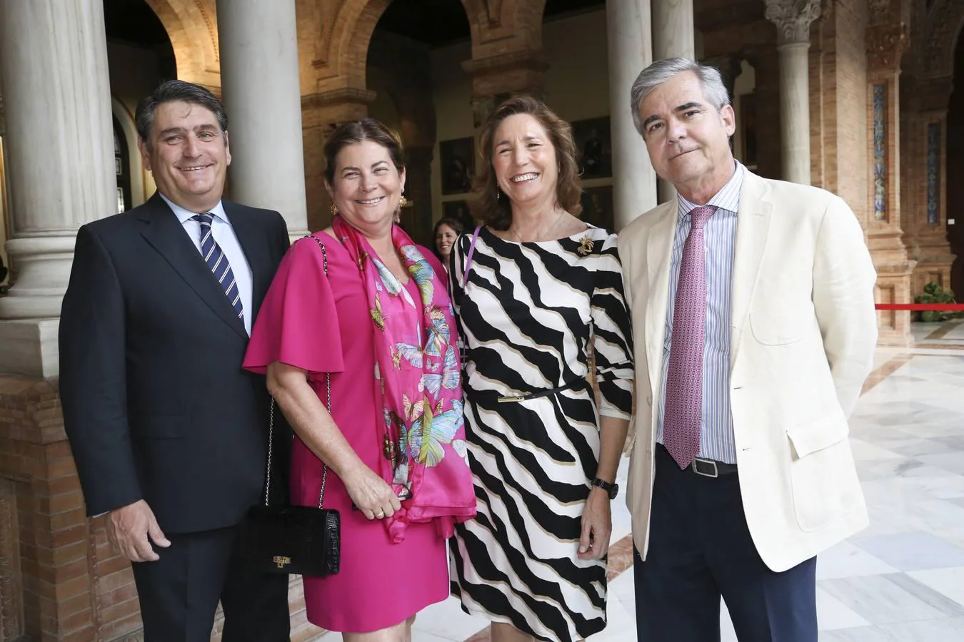 Juan Carlos Núñez García, María Yñiguez Ovando, Carmen Nuñez y Germán Trujillo