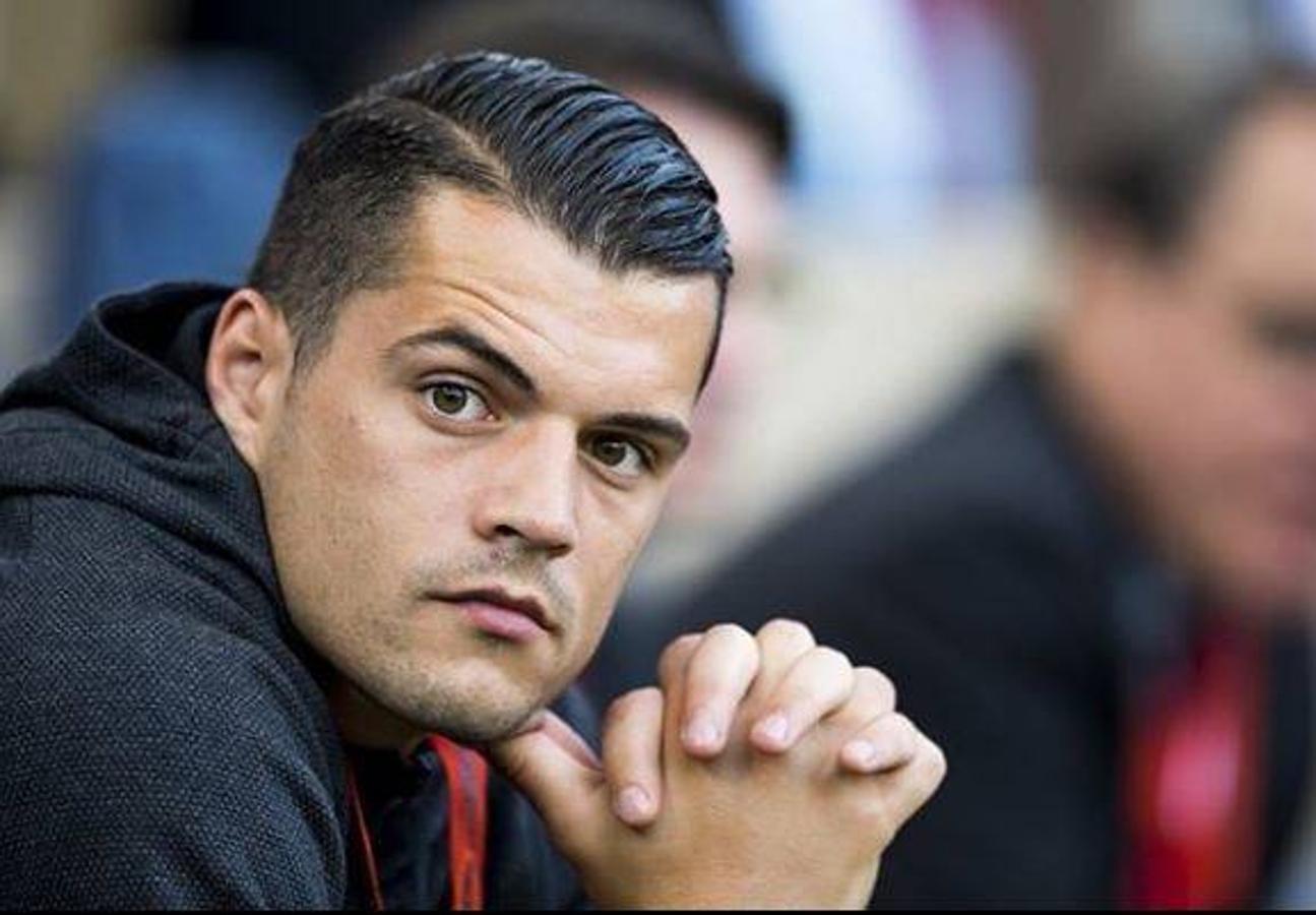 Granit Xhaka. Centrocampista de la selección suiza