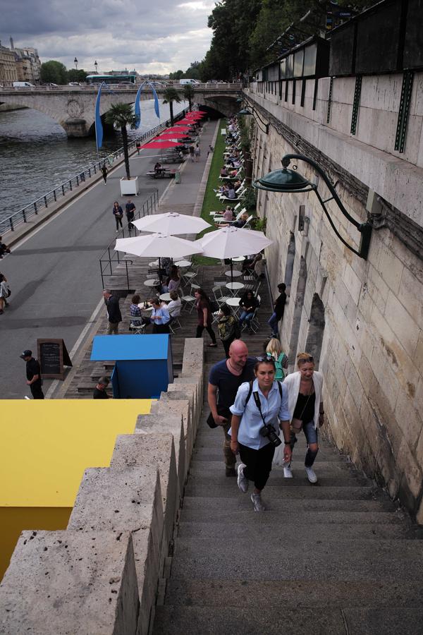 Así es la «playa» de París. 