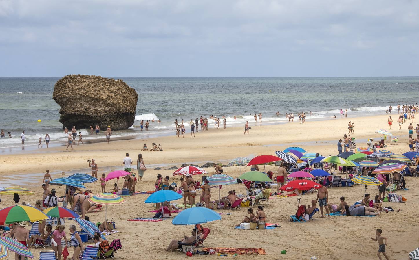 Primeros días de julio en la playa de Matalascañas