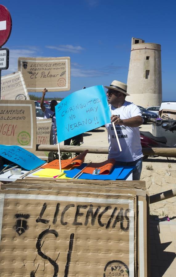 Manifestación en El Palmar