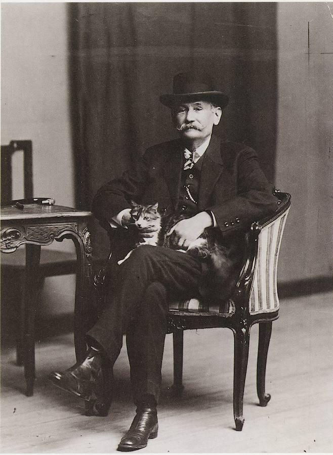 Una imagen de Benito Pérez Galdós en 1910. 