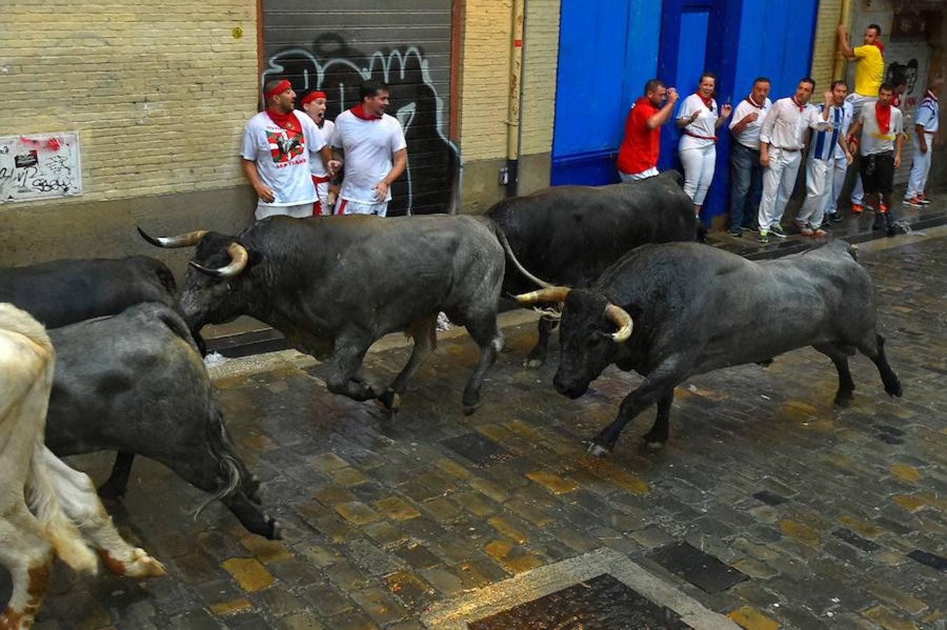 Las mejores imágenes del segundo encierro de los Sanfermines 2018