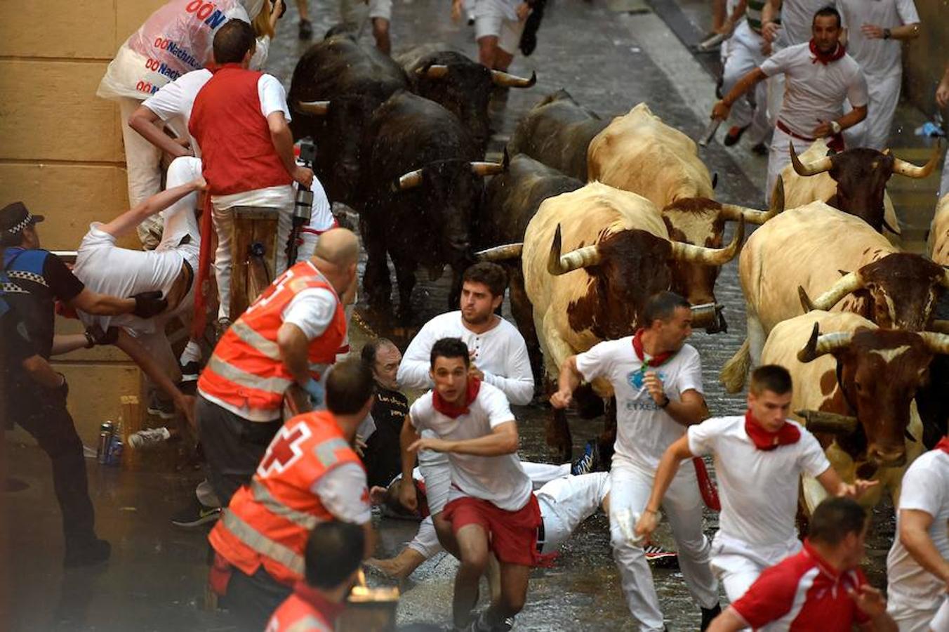 Las mejores imágenes del segundo encierro de los Sanfermines 2018