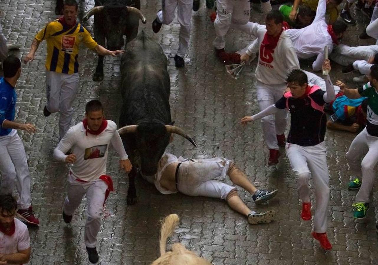 Las mejores imágenes del segundo encierro de los Sanfermines 2018