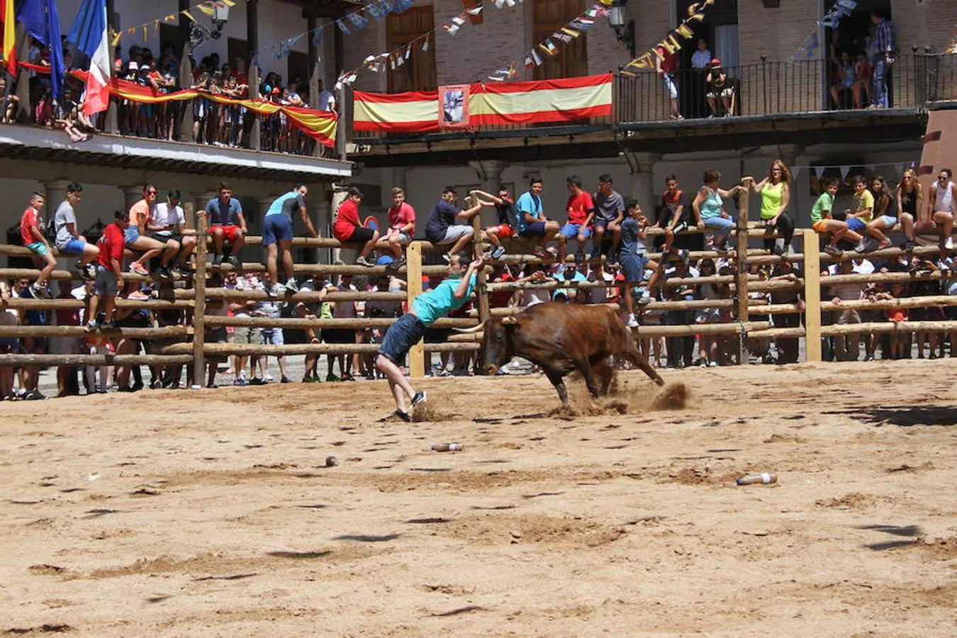 Llegan las vaquillas a La Puebla de Montalbán