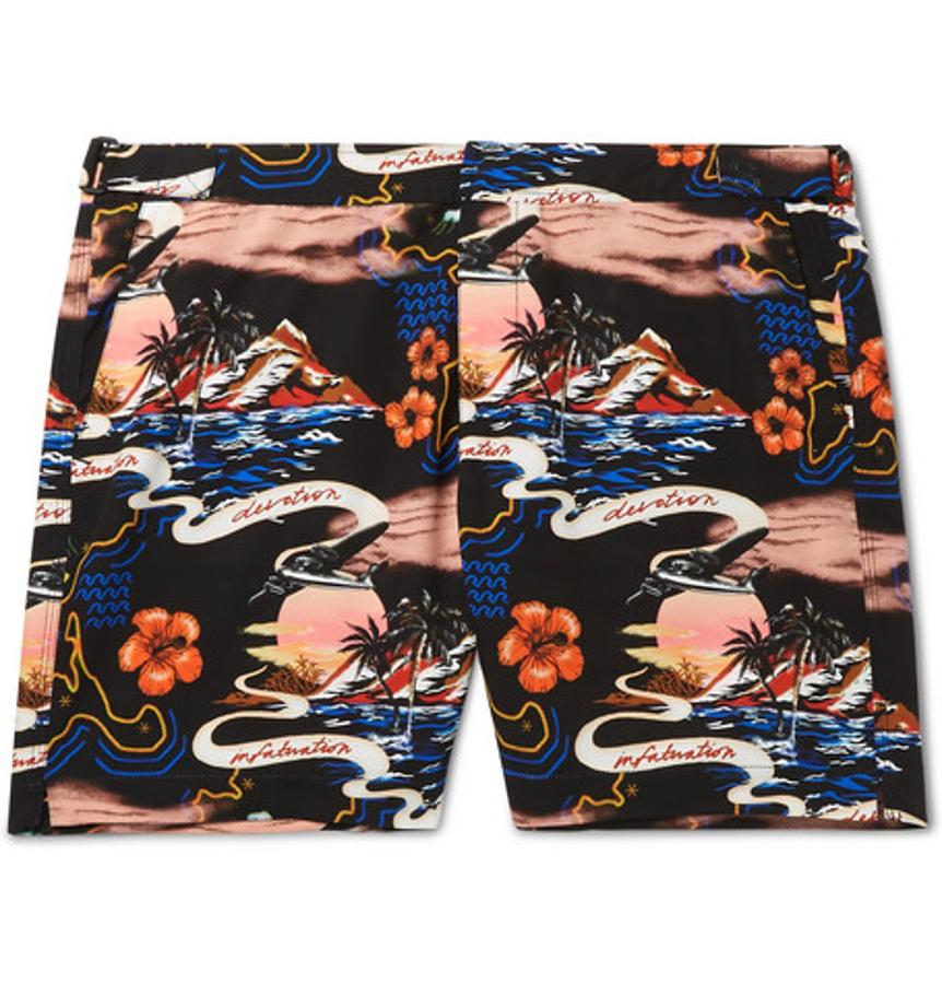 Bañador Stella McCartney. Da rienda suelta a tu imaginación con este espectacular bañador estampado de Stella McCartney. De secado rápido y con cremallera y broche de Velcro. Precio: rebajado de 260 euros a 104 euros.