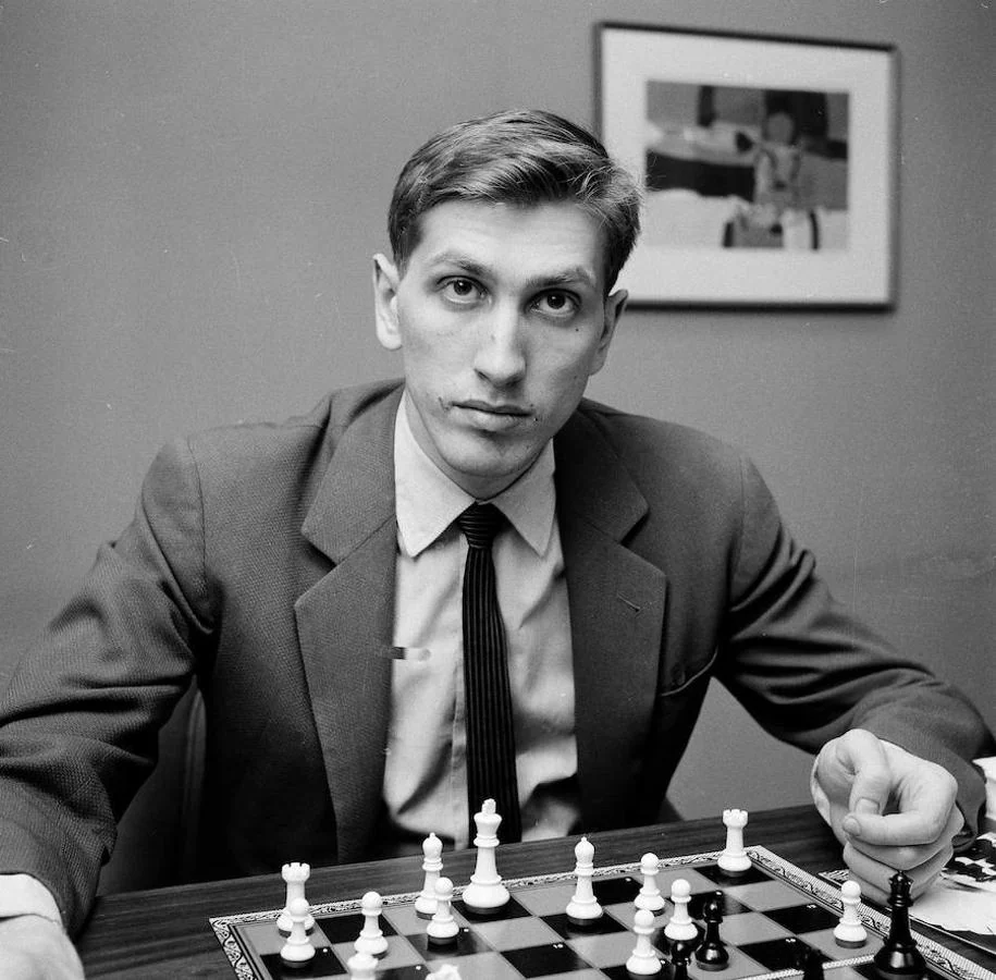 Bobby Fischer en Nueva York. 