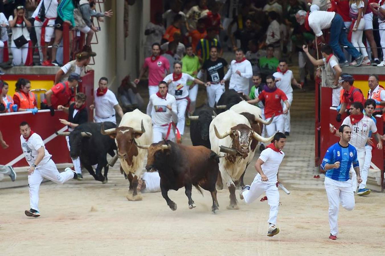 Las mejores imágenes del peligroso encierro de Jandilla