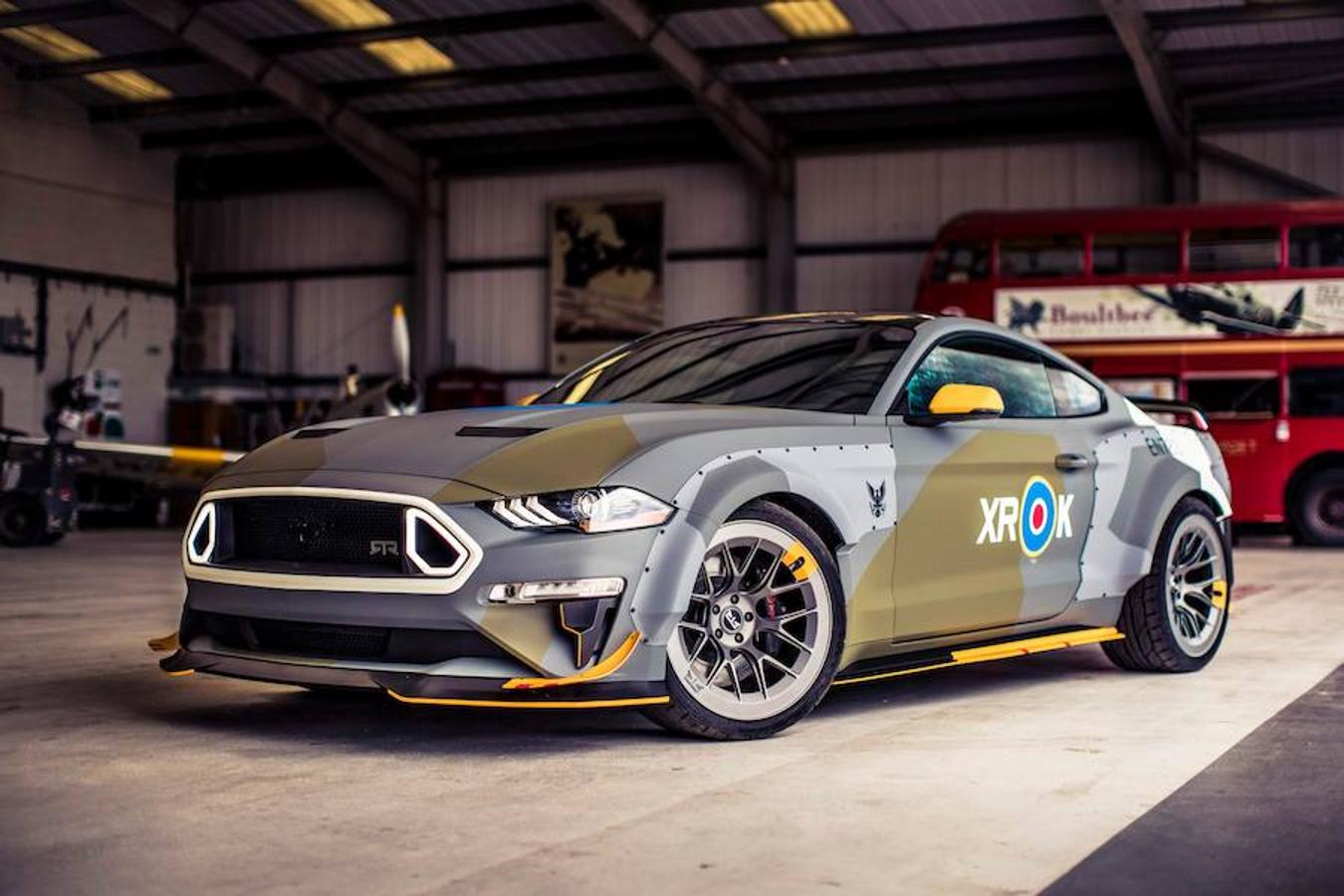 Ford. Hoy debuta en Goodwood para conmemorar el 100 aniversario de la Royal Air Force, un Mustang GT único creado por Ford Performance y el campeón de drift Vaughn Gittin Jr. que se subastará el 26 de julio en The Gathering