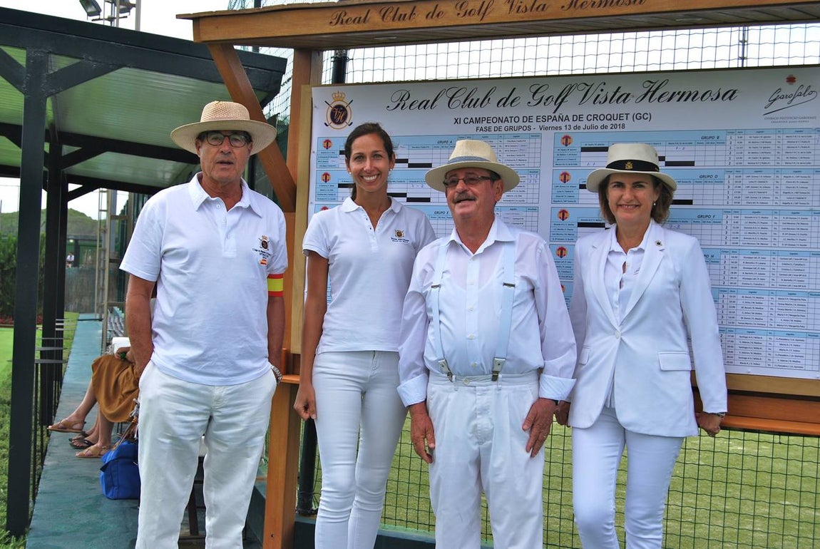 Emilio Marín, Begoña Gómez, Rafael Serrano y Almudena Domecq