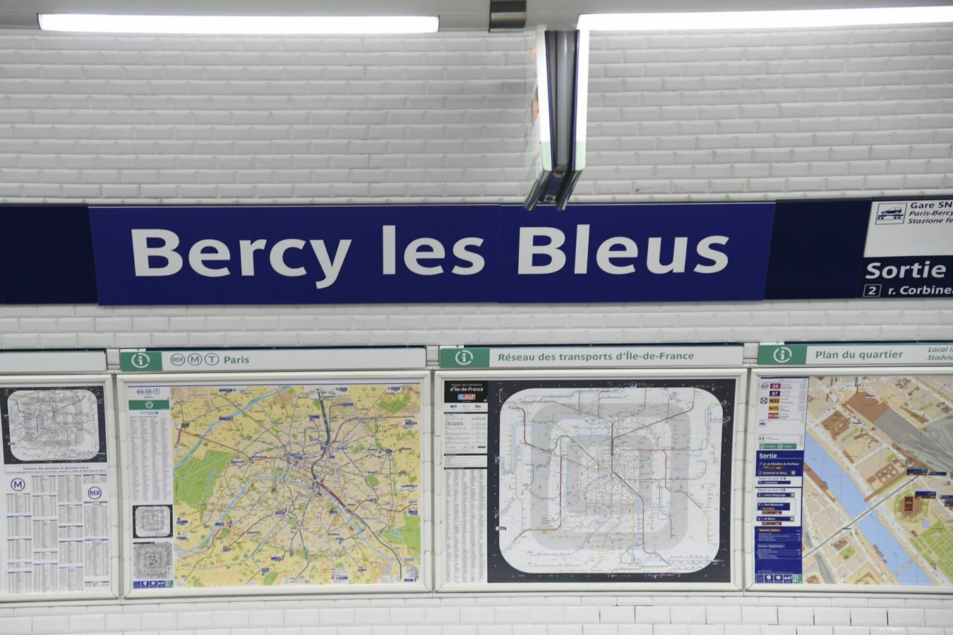 «Deschamps» Élysées: el metro de París celebra el Mundial