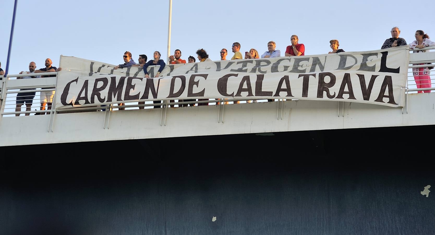 Procesión fluvial de la Virgen del Carmen de Calatrava