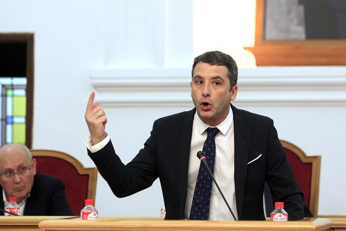 Esteban Paños, portavoz del PP. 