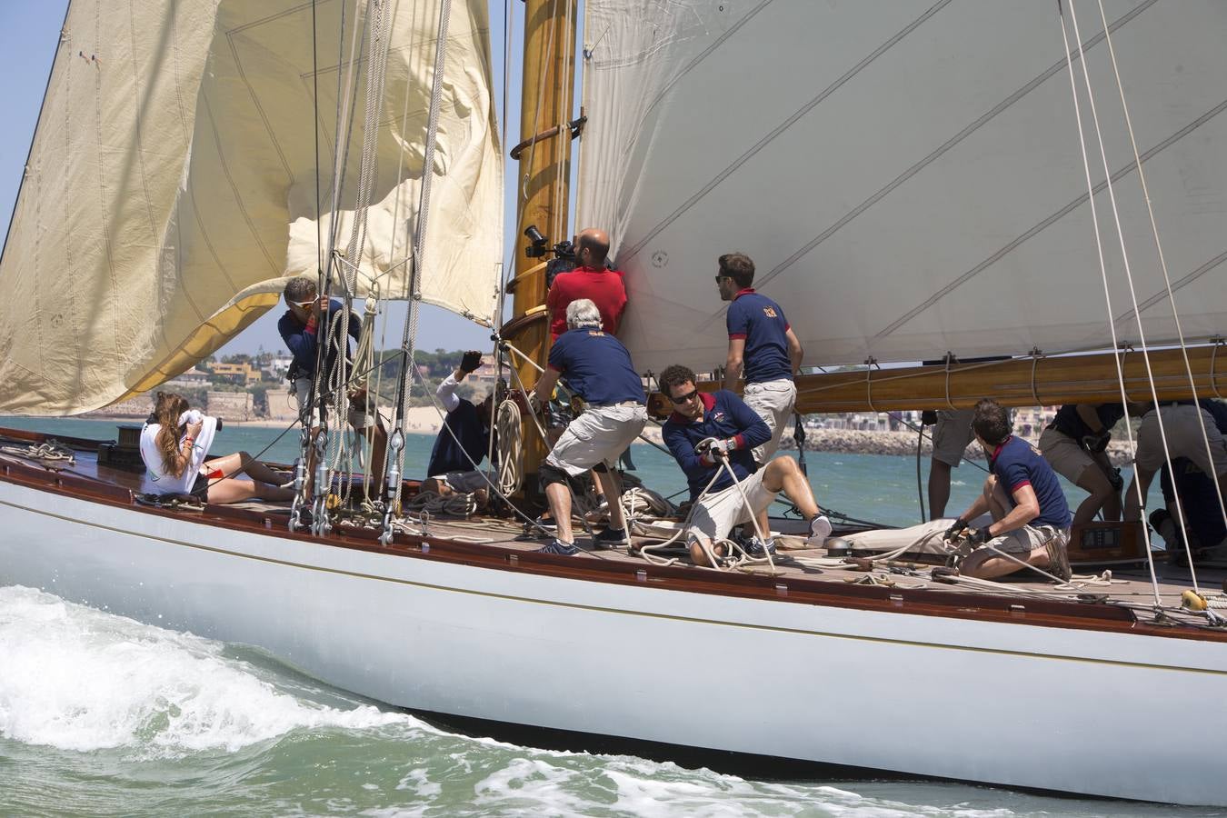 Regata Vela Clásica en Puerto Sherry