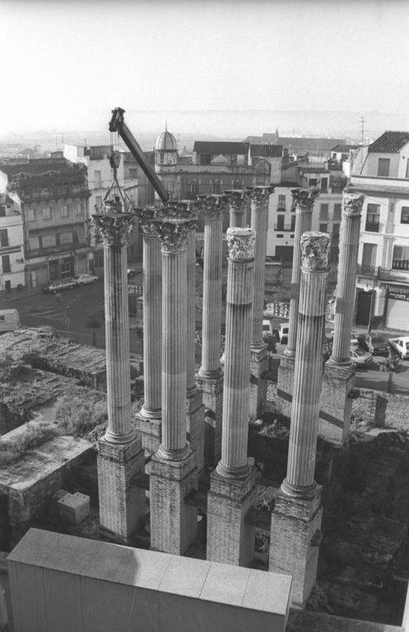 La reconstrucción del Templo Romano de Córdoba, en imágenes