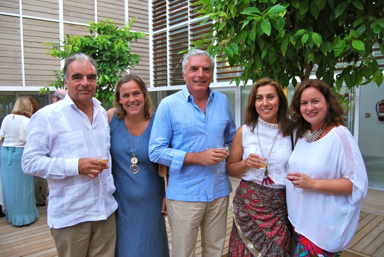 Manuel Mateo, Lourdes Rosano, Juan Manuel Muñoz, Begoña Cruzada y Toñi Gordillo. 