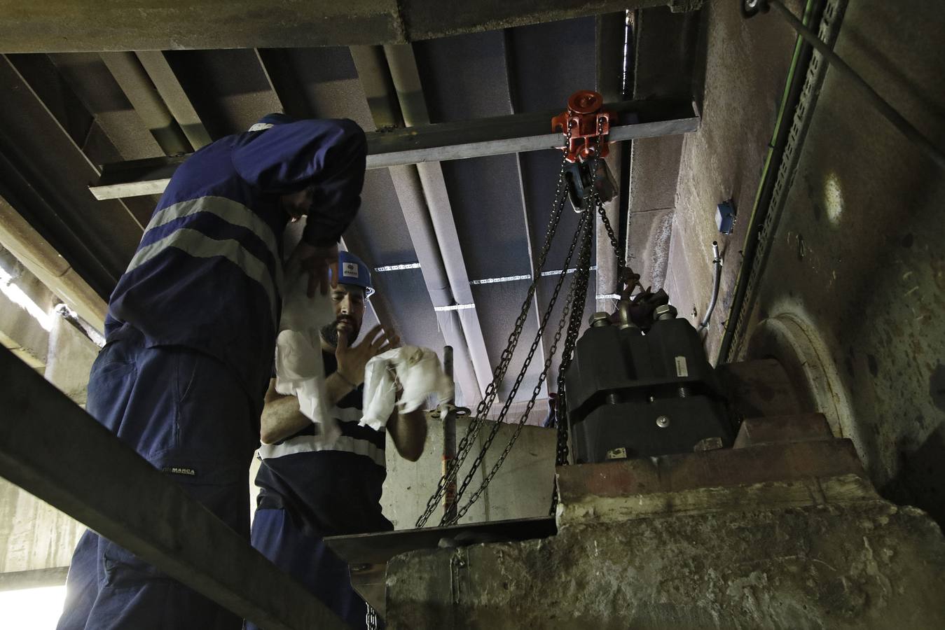 Así se encuentran las obras del puente de las Delicias en Sevilla