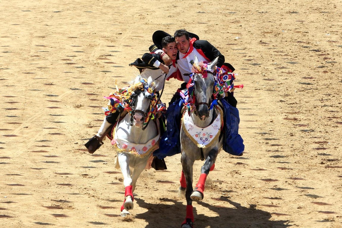 Las imágenes de las carreras de caballos enjaezados de Carpio de Tajo