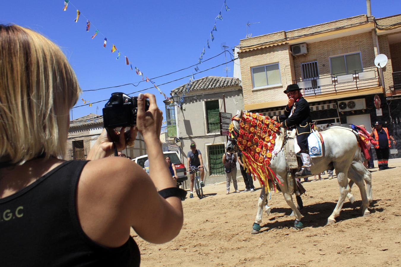 Las imágenes de las carreras de caballos enjaezados de Carpio de Tajo