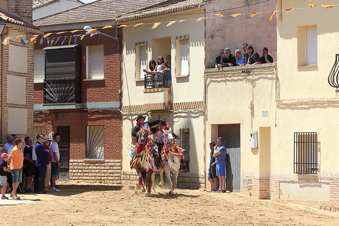 Las imágenes de las carreras de caballos enjaezados de Carpio de Tajo