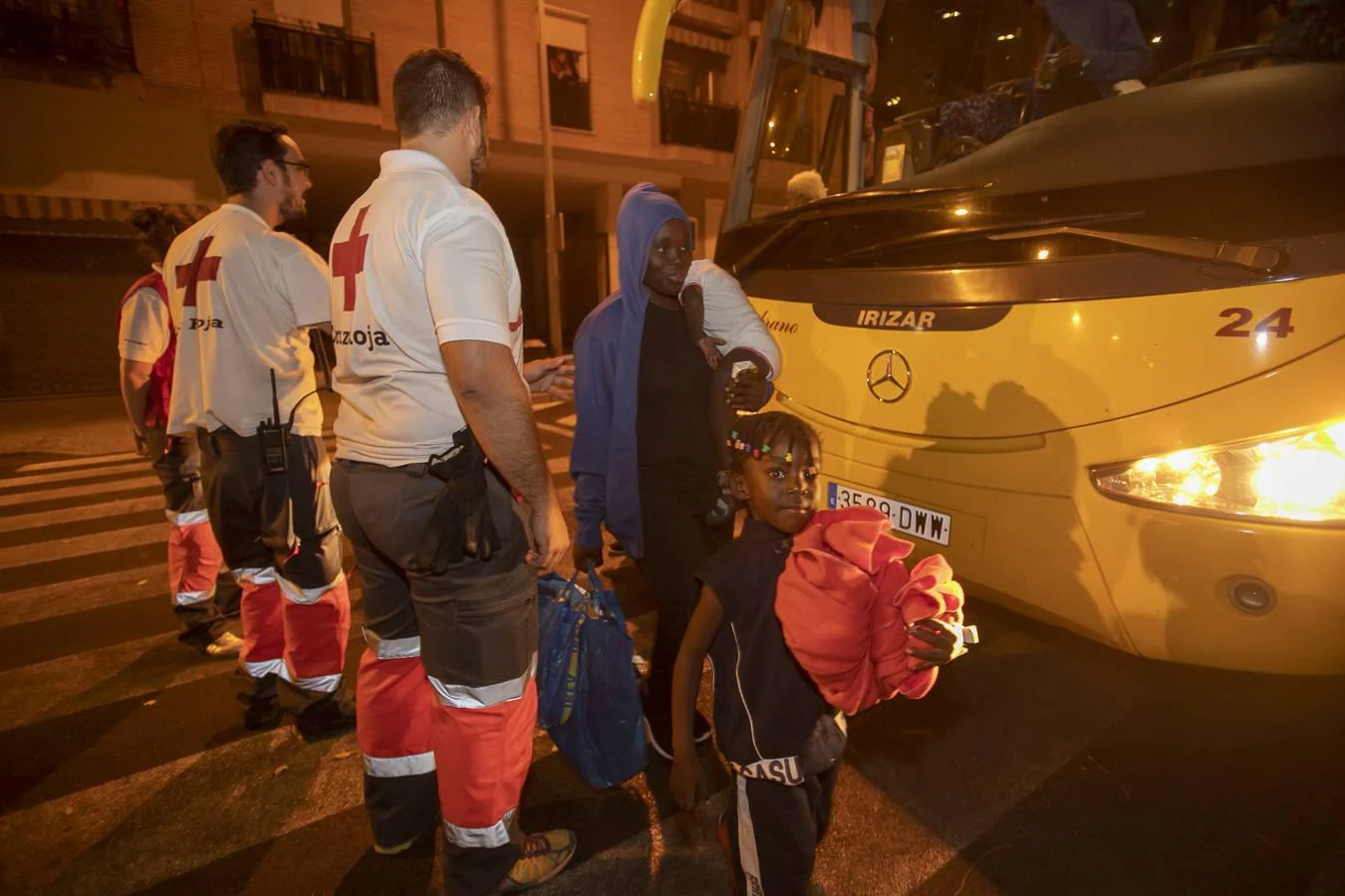 La llegada de los inmigrantes a Córdoba, en imágenes
