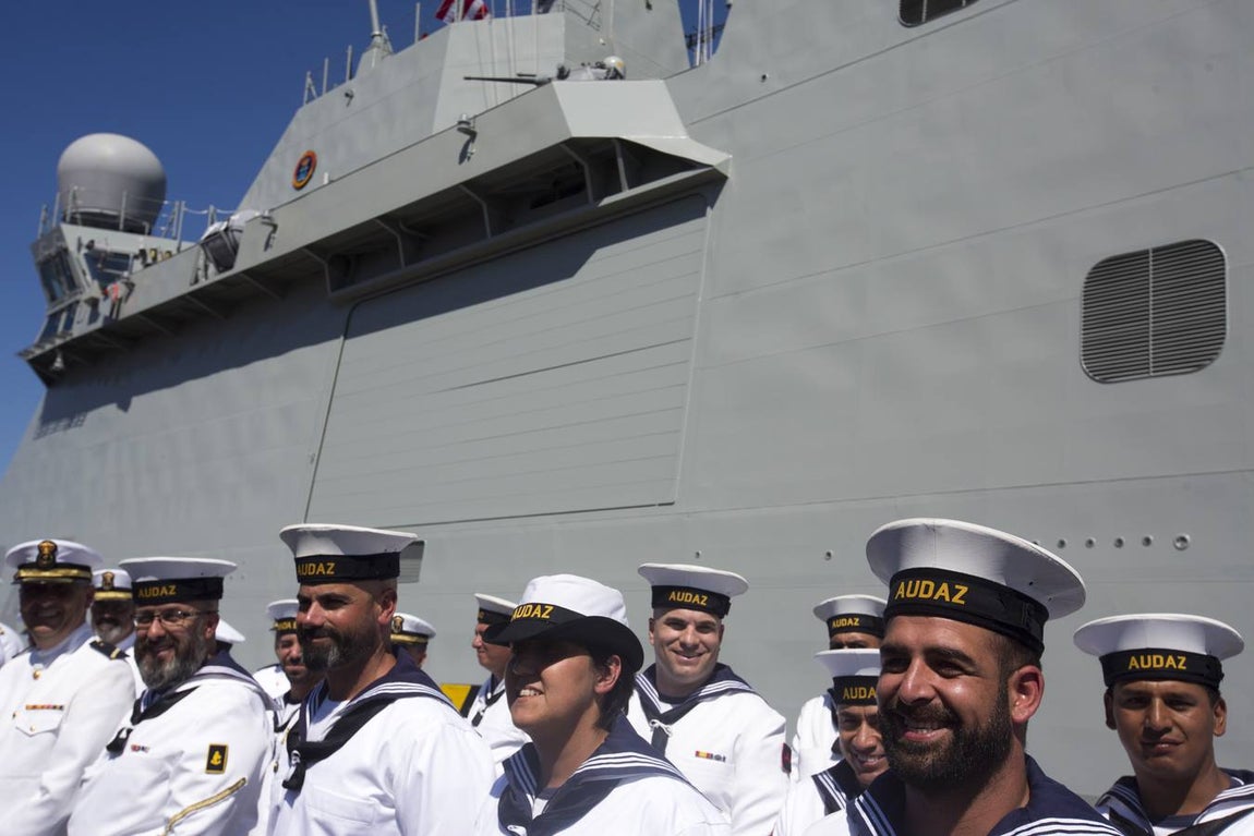 Navantia entrega el BAM &#039;Audaz&#039; a la Armada Española