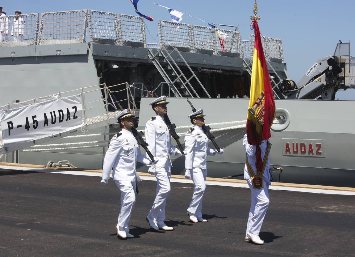 Navantia entrega el BAM &#039;Audaz&#039; a la Armada Española