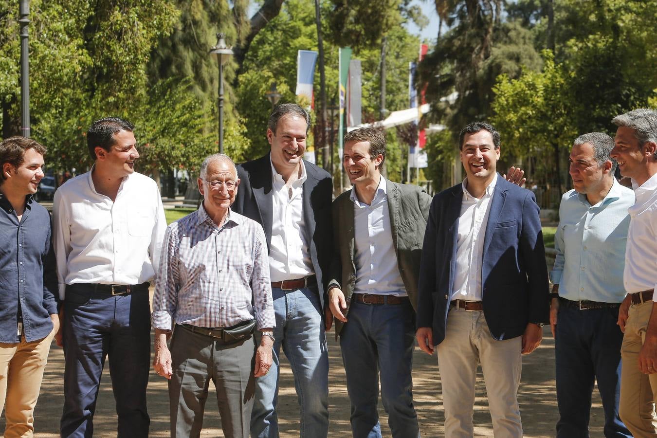 La primera visita de Pablo Casado a Andalucía, en imágenes