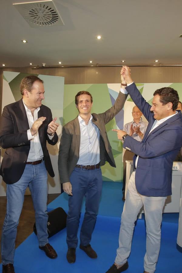 La primera visita de Pablo Casado a Andalucía, en imágenes