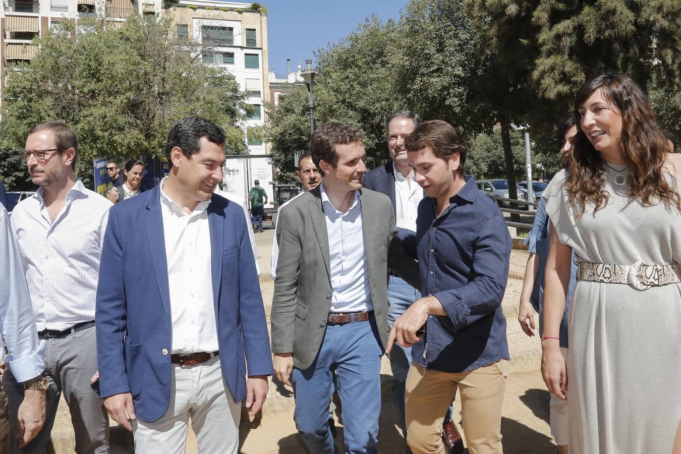 La primera visita de Pablo Casado a Andalucía, en imágenes