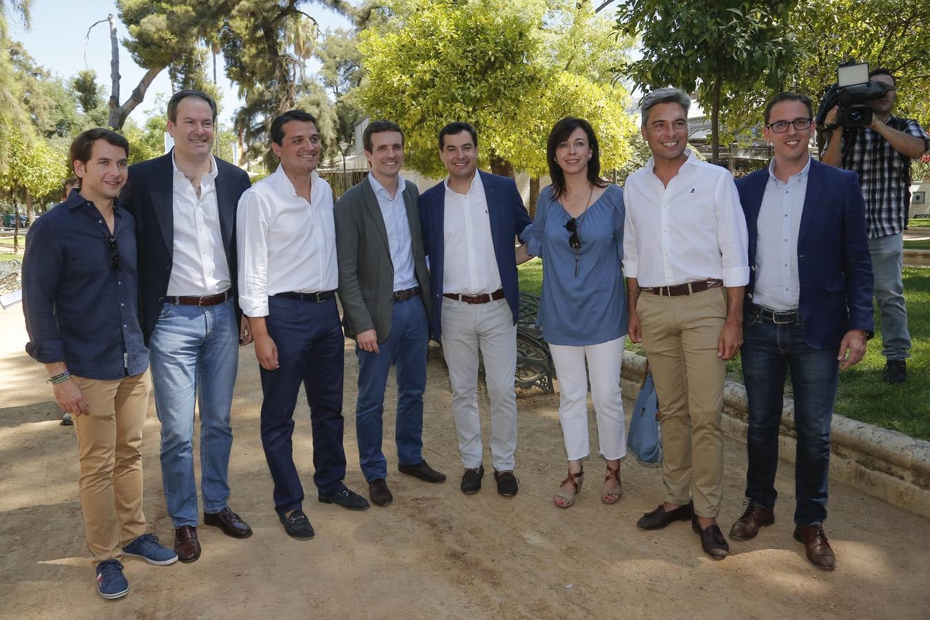 La primera visita de Pablo Casado a Andalucía, en imágenes