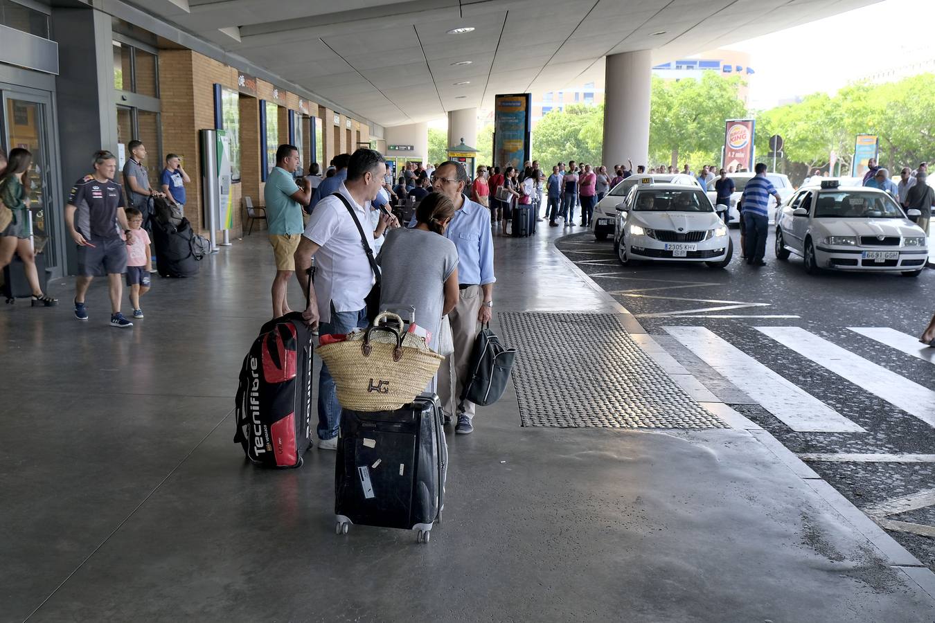 La huelga de taxis, en imágenes