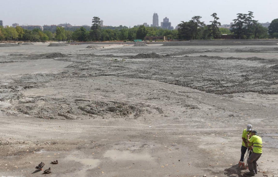 3.. Las precipitaciones primaverales han demorado la excavación y la retirada del cemento