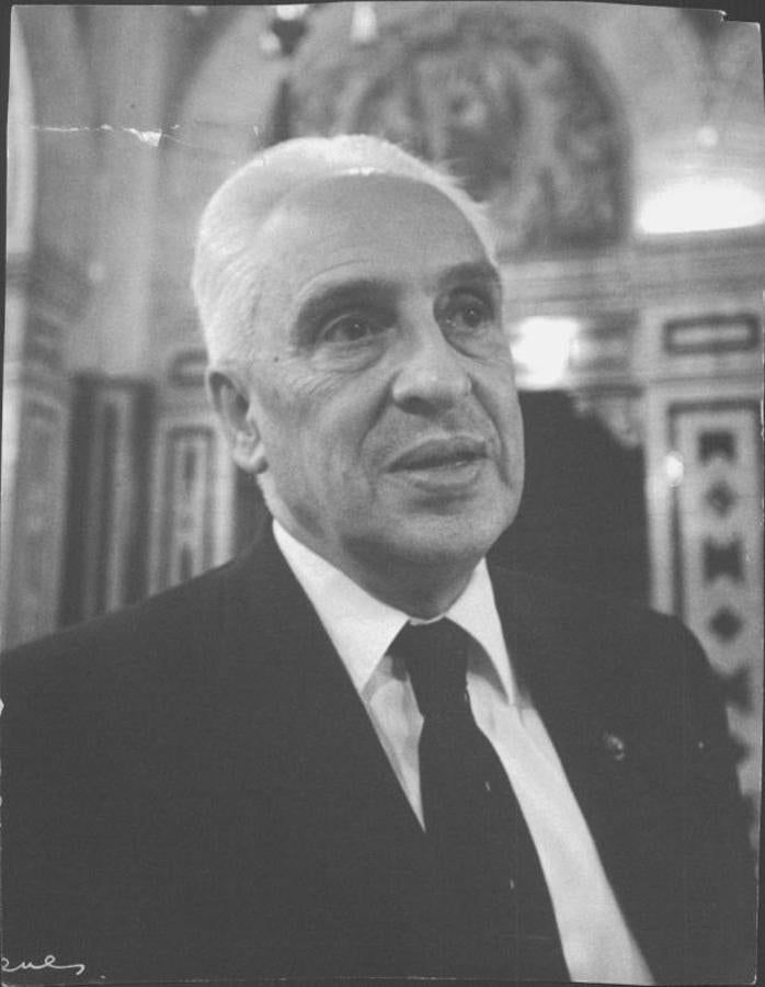 Retrato del Nobel, don Severo Ochoa. 