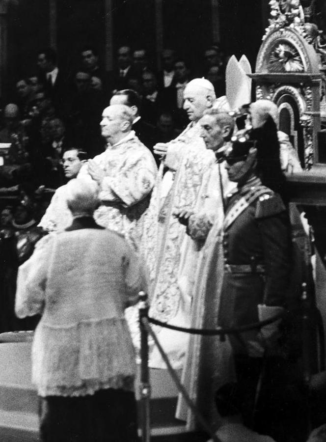 Juan XXIII durante el Concilio Vaticano II. 