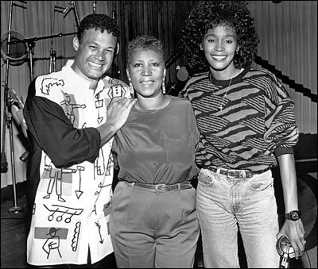 Aretha Franklin y Whitney Houston, dos leyendas de la música. 