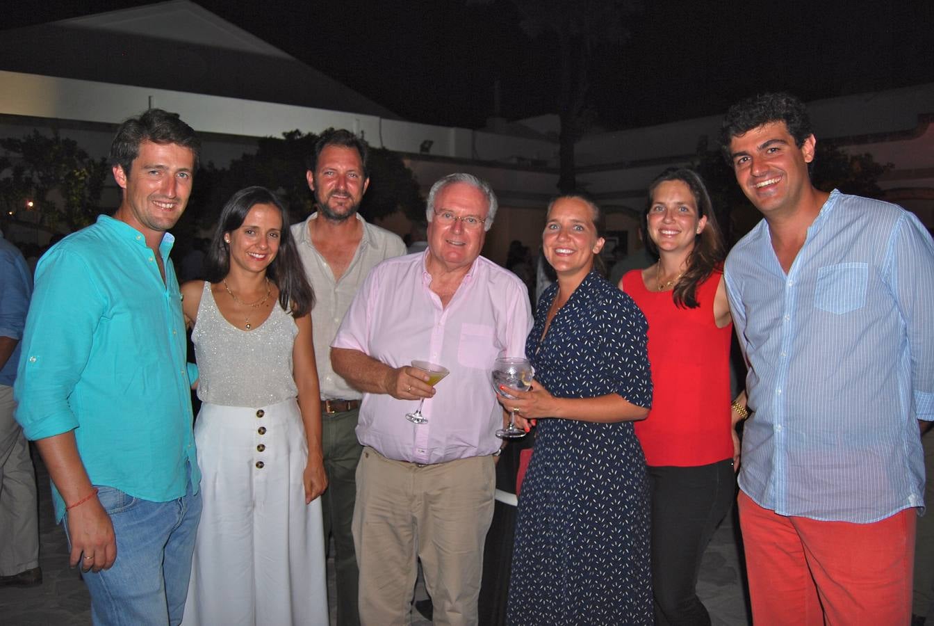 Álvaro Maza, Marta Romero, José Luis Pablo Romero, Conde de Osborne, Pilar e Isabel Pablo Romero y Pablo de la Lastra