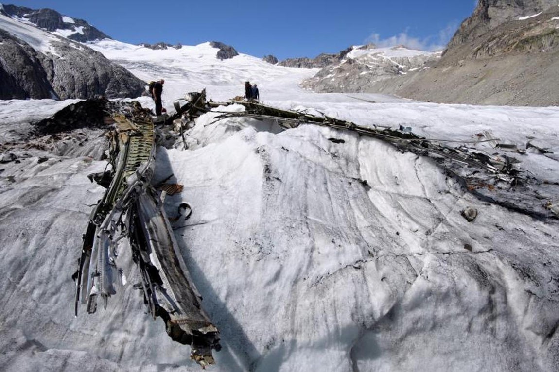 Parte de la hélice fue descubierta en 2012 por unos jóvenes. 