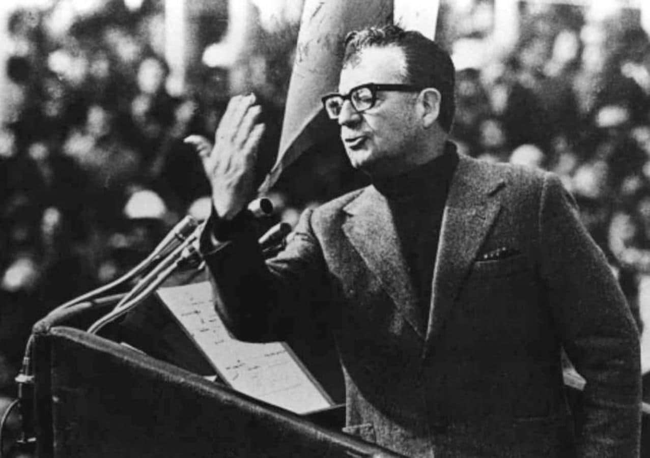 Discurso de Salvador Allende en 1973. 