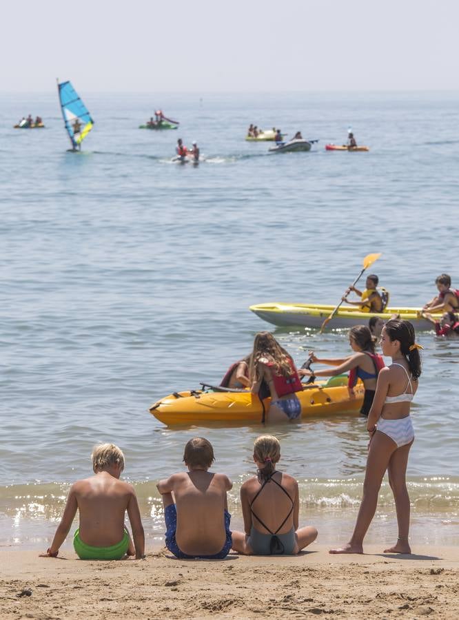 Una jornada de playa en La Antilla