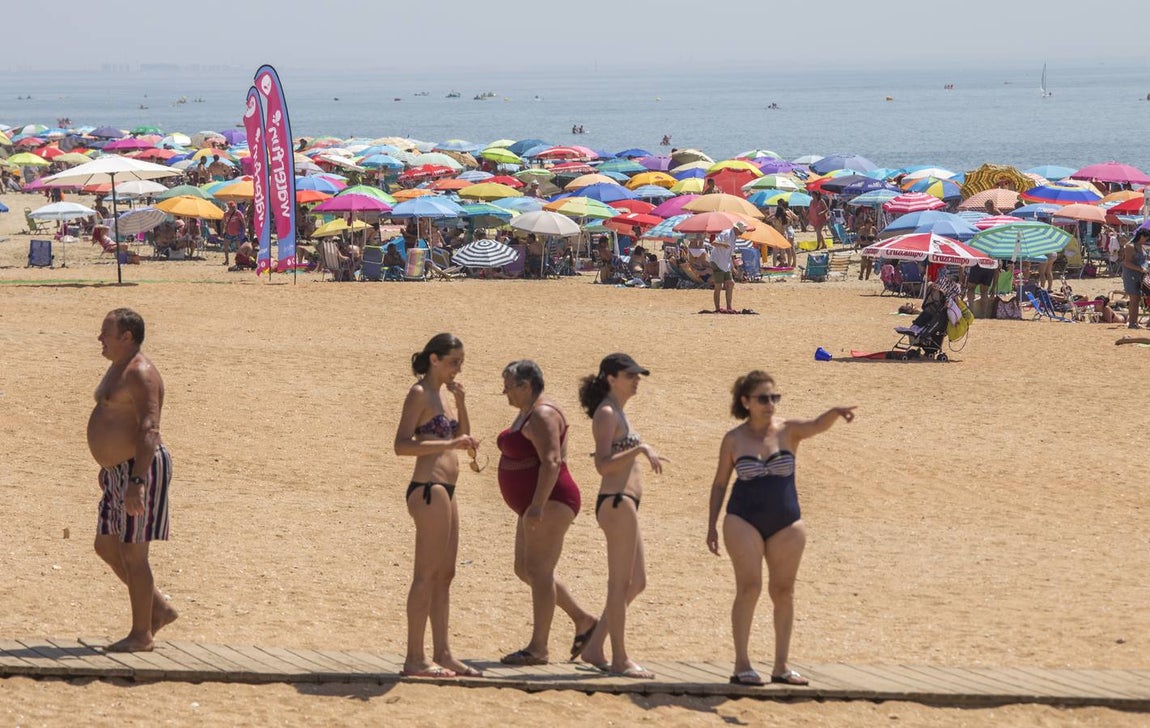 Una jornada de playa en La Antilla